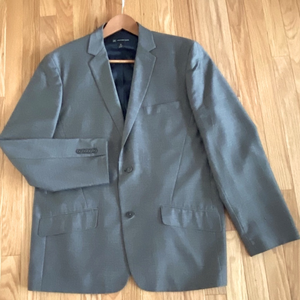 Men’s INC International Concepts Sz. XL Gray/Black herringbone 2 Button Blazer